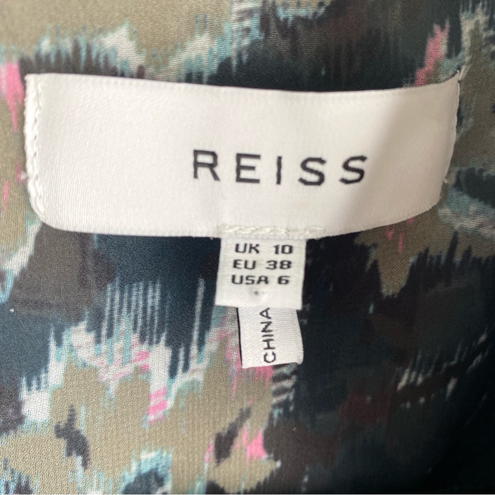 Reiss Black Floral Mini Dress - Picture 11 of 14